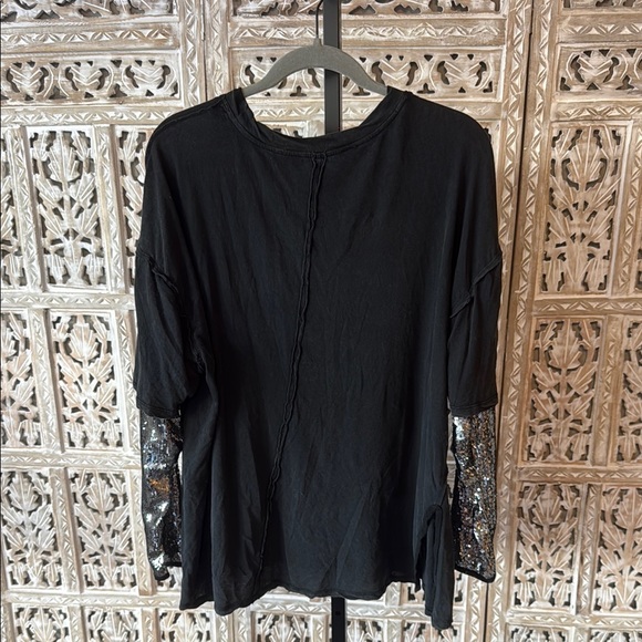 Free People Nellie Sequin Twofer Top - Picture 3 of 3